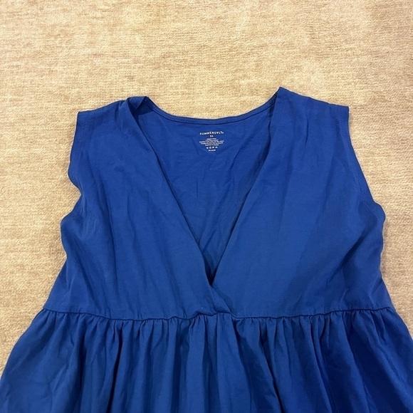 Summersalt blue tiered summer dress - Picture 6 of 7